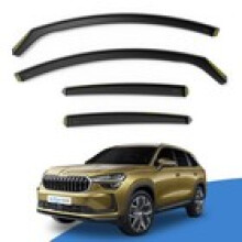 Skoda Kodiaq MK2 2024onwards 5 Door SUV Wind Deflectors 4pc Edgevisors Tinted