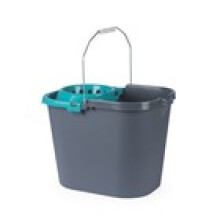 Beldray Mop Bucket Wringer – 16L Easy Pour Durable with Handle GreyBlue