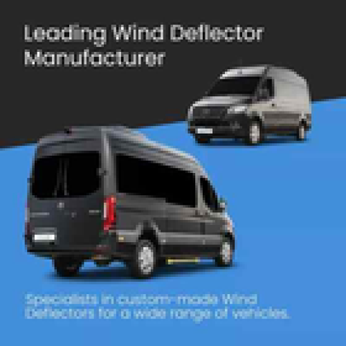 Mercedes Sprinter W907 MK3 2018Onwards VAN Wind Deflectors 2pc Edgevisors 2