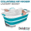 Beldray Collapsible Folding Laundry Basket Hip Hugger 37 L Grey or Turquoise 4