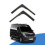Renault Master MK3 MK4 20102022 2 Door Van Wind Deflectors 2pc Edgevisors 1