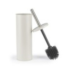 Beldray Toilet Brush Holder –AntiBac NonScratch Bristles Long Handle Metal