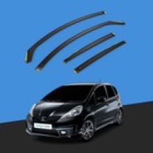 HONDA Jazz MK2 20082014 5 Door Hatchback Wind Deflectors 4pc Tinted