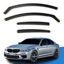 BMW 5 Series G30 20172023 4 Door Saloon Wind Deflectors 4pc Edgevisors Tinted
