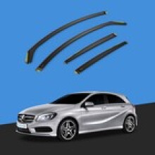 Mercedes AClass W176 20122018 5 Door Hatchback Wind Deflectors 4pc Tinted