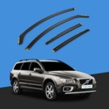 Volvo V70 or XC70 MK3 20072016 5 Door Estate Wind Deflectors 4pc Tinted