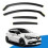 Renault Clio MK4 20122019 5 Door Hatchback Wind Deflectors 4pc Edgevisors 1