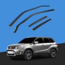 SUZUKI VITARA MK2 2014Onwards 5 Door SUV Wind Deflectors 4pc Tinted