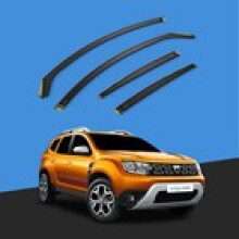 DACIA Duster MK2 20182024 5 Door SUV Wind Deflectors 4pc Tinted