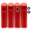 Universal Universal Fuel Injector Tester Cleaner Adapter DIY Cleaning Tools Kit Red Set 6