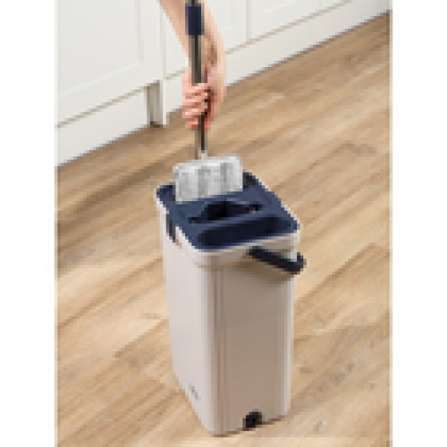Beldray Beldray Flat Head Mop Bucket Set – Fresh Dirty Water Compartments 2L 2