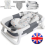 Foldable Baby Bath Tub Ergonomic with Temperature Cushion Bath Pad Bath Net 2