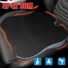 Universal Car Seat Cushion Thick Wedge Memory Foam Office Chair Comfort Pad Mat