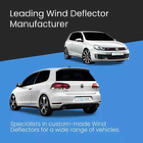 VW GOLF MK6 20082012 3 Door Hatchback Wind Deflectors 2pc Tinted 2