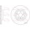 Apec Front Brake Disc DSK3398 OE High Quality Precision Engineered Part 2