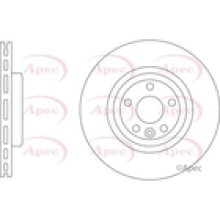 Apec Front Brake Disc DSK3398 OE High Quality Precision Engineered Part