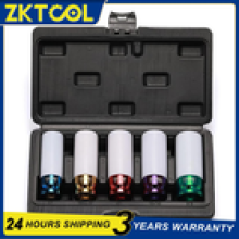 5PC 12 Drive Wheel Protector Impact Socket Set 17mm 19mm 21mm 1316 78