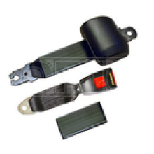 Retracting Lap Seat Belt Black Durable Effective Webbing SECURON 2220FA
