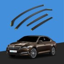 SKODA Superb MK3 20152023 5 Door LiftbackHatchback Wind Deflectors 4pc Tinted