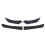 Universal Universal Gloss Black Front Bumper Protector Lip Body Spoiler Chin Splitter Kit 5