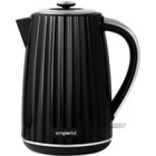 Emperial Electric Kettle Cordless 17L Filter Swivel Base 3KW Flow Black
