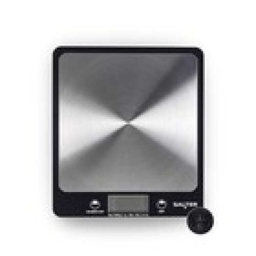 Salter Salter Kitchen Scale Digital Stainless Steel Platform Cooking Scale Black Evo