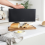 Salter Salter Toronto Bread Bin Chopping Board for Cutting Serving BlackWooden 3