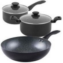 Progress Pan Set Saucepan Stockpot Stir Fry Pan Ceramic NonStick Induction