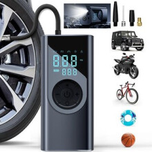 Car Tyre Inflator Cordless Digital USB Rechargeable Tire Air Compressor Pump