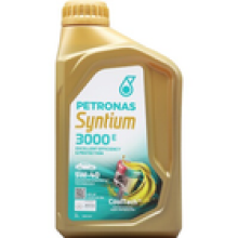 PETRONAS Syntium 3000 E 5W40 5W40 Fully Synthetic Car Engine Oil 1 Litre 1L
