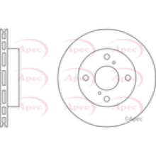 Apec Front Brake Disc DSK2801 OE High Quality Precision Engineered Part