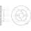 Apec Front Brake Disc DSK2801 OE High Quality Precision Engineered Part 1