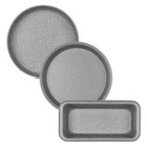 Salter Salter Marble 3pc Bakeware Set – 24cm Round 24cm Springform 27cm Loaf