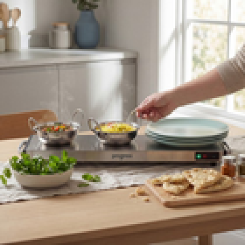 Progress Hot Plate Food Warmer Buffet Server Warming Tray Cordless Portable 2