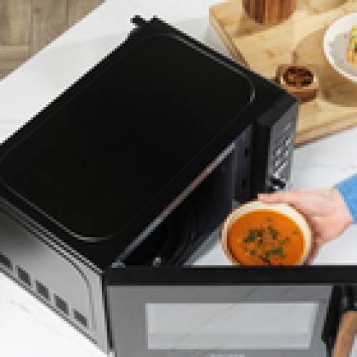 Salter Salter Toronto Digital Microwave Storage Canister Set 20L Bread Bin Black 1