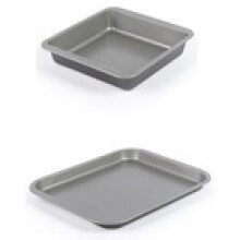 Salter Essentials Baking Tin Oven Tray Set NonStick PFOAFree Dishwasher Safe