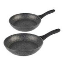 Salter Frying Pan Set NonStick Induction Metal Utensil Safe Megastone 2028cm