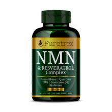 NMN Resveratrol 90 Capsules Antiaging Antioxidant Supplement Health 62100mg
