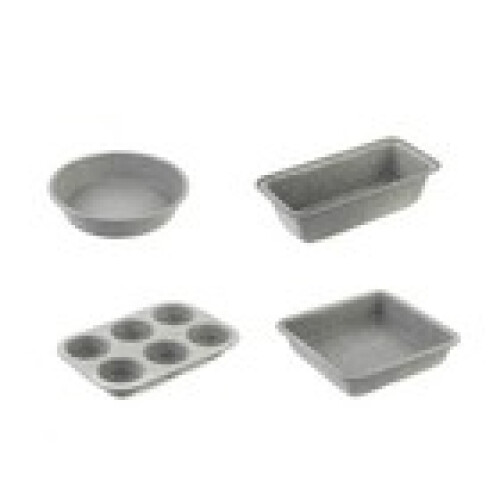 Salter Salter COMBO7545A Marble Collection 4Piece Bakeware Set NonStick 1