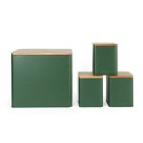 Salter Salter Countertop Set Bread Bin with Storage Canisters CofeeTeaSugar 4 Piece 1