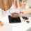 Salter Salter Digital Kitchen Scale Accurate Precision Readings Glass Platform Black 4