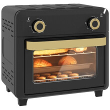 HOMCOM 10L Air Fryer Oven Electric Oven Grill Roast Bake 1000W Black