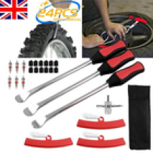 24X Tyre Levers Spoon Set Heavy Duty Car Bike Motorcycle Tire Changing Tool Kit