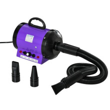 PawHut 2800W Dog Hair Dryer Pet Grooming Blaster Blower Dryer 3 Nozzles Purple