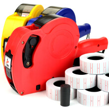 New Price Tag Gun Pricing Labeller 11 Label Rolls Sticker Spare Ink Shop Retail