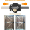 Gate Lock Garden Security Double Long Throw Bolt Rim Lock 5 Keys 70mm Both Sides 6