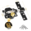 Gate Lock Garden Security Double Long Throw Bolt Rim Lock 5 Keys 70mm Both Sides 5