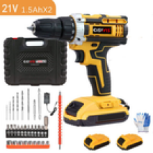 2 Battery 21V Cordless Drill Combi Driver High Power Electric Screwdriver Set UK
