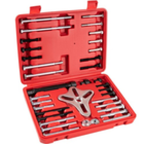 46pc Harmonic Balance Flywheel Balancer Crankshaft Gear Pulley Puller Tool Kit 2