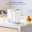 Waterdrop Mega Instant Electric Water Filter Jug with 3 Months FilterWhite 3